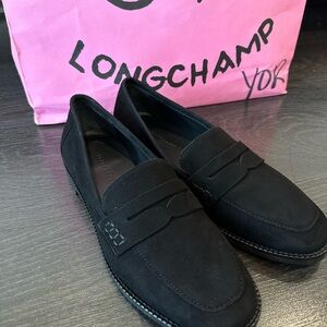Longchamp Women’s Black Loafers Size 35 NEW